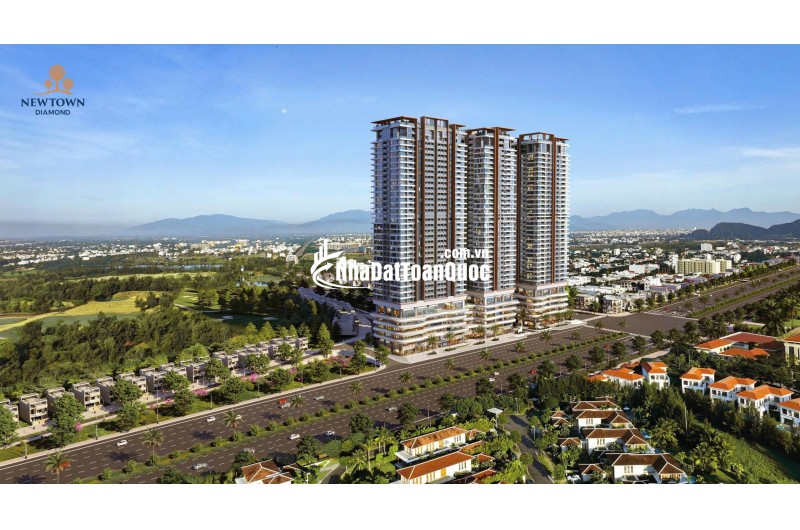 Căn hộ trực diện biển dự án NEWTOWN DIAMOND ĐÀ NẴNG 3PN GIÁ 7.46 TỶ